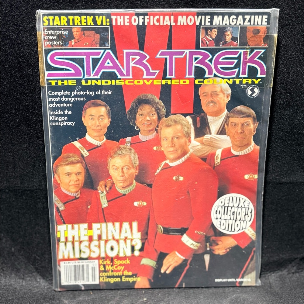 3/$30 | 1991 Star Trek VI: The Undiscovered Country Official Movie Magazine